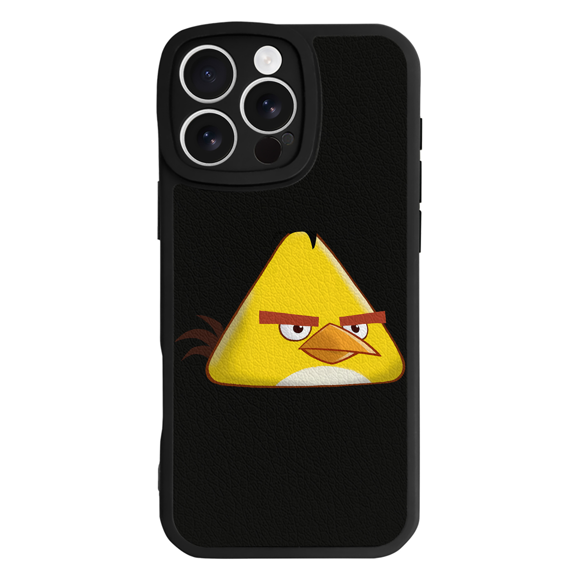 （画像用） Angry Birds アングリーバード 【iPhone 16シリーズ対応】シリコンスマホケース（レザー調） 材質：シリコン